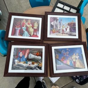 Cinderella 4 piece picture frame